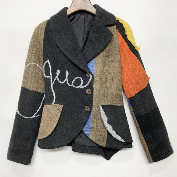 vtg Desigual patchwork jacket - Picture 1 of 8
